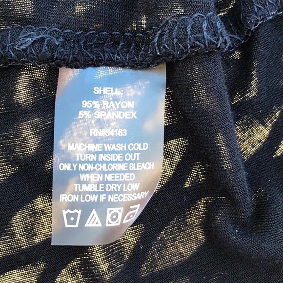 Calvin Klein Black Racerback T Shirt Dress Size 10 - Picture 10 of 10